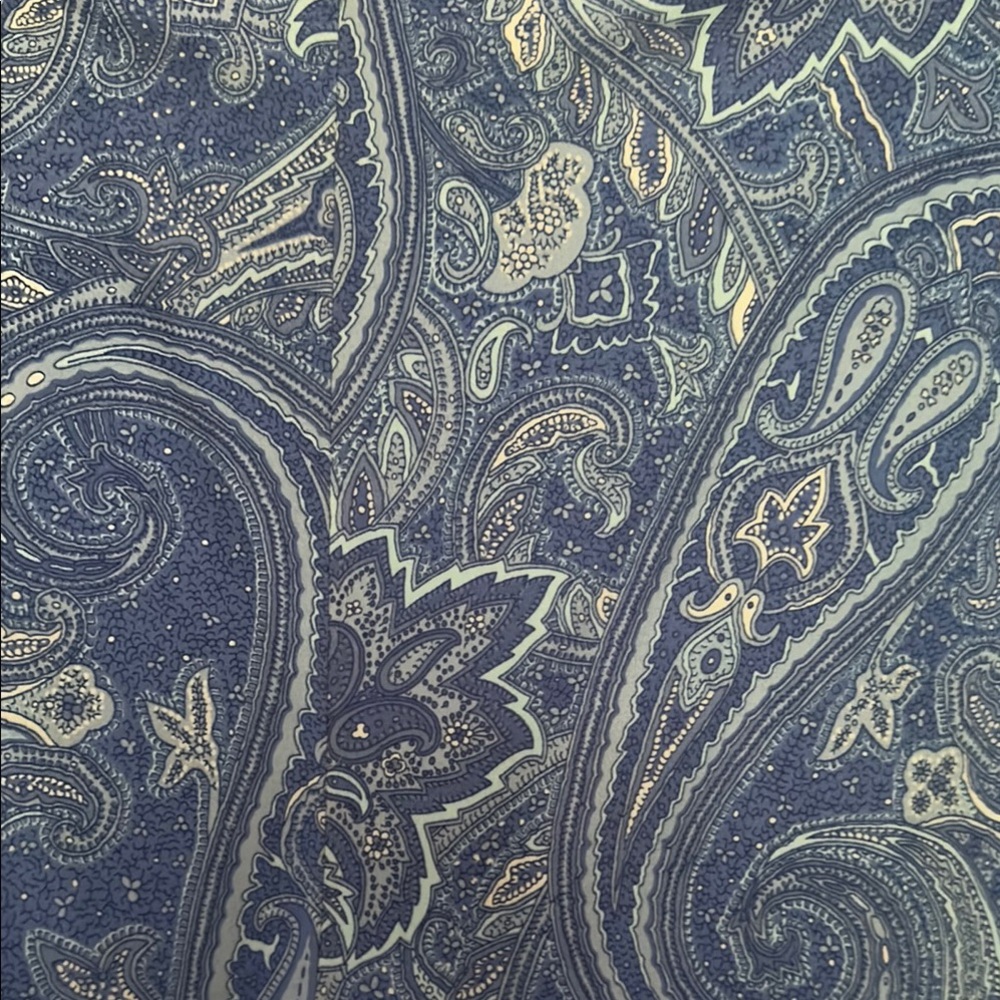 Kate Hill Blue Paisley Pants NWT 22W - Picture 3 of 8